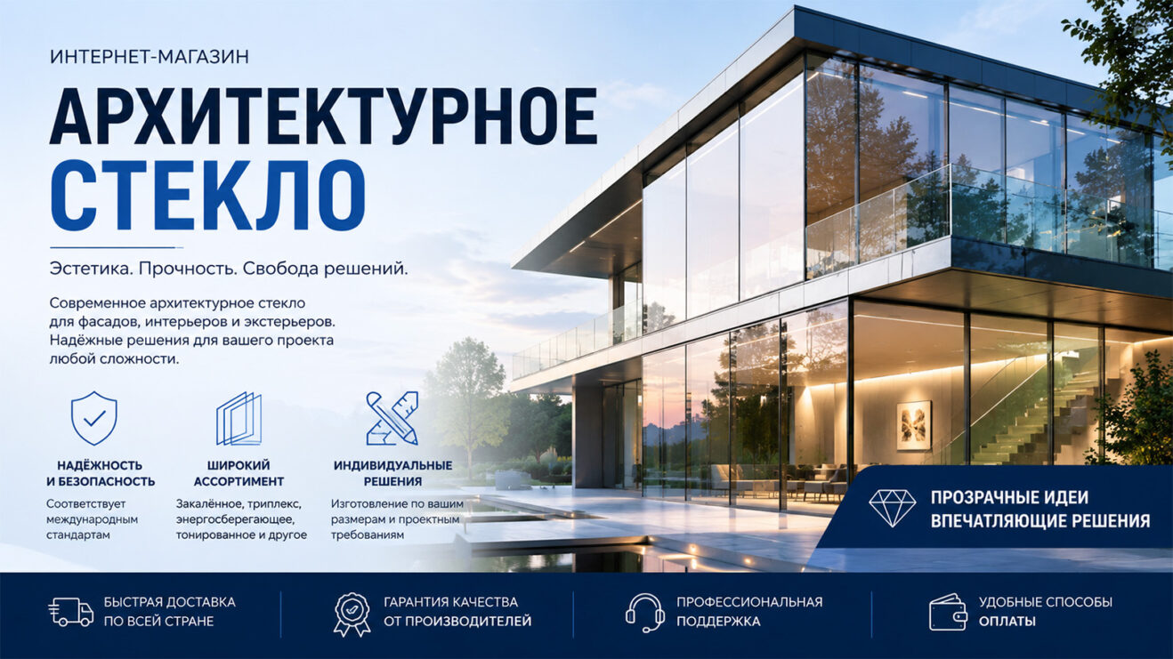 Баннер Архитектурное стекло