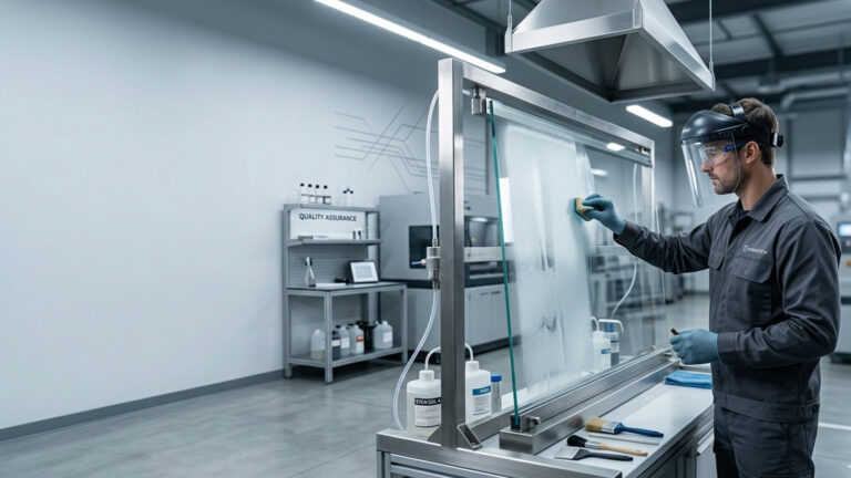 Баннер Химическое травление стекла