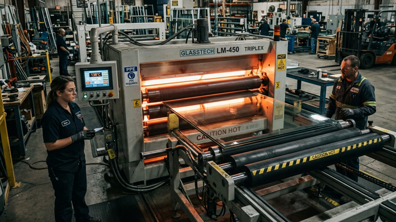 Баннер изготовление стекла триплекс