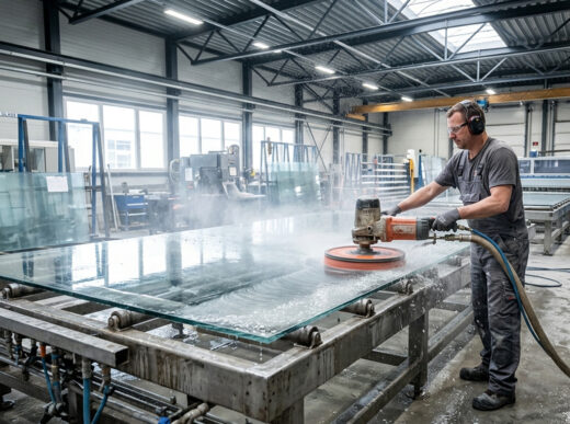 Баннер полировка стекла