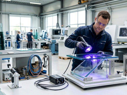 Баннер УФ - склейка стекла