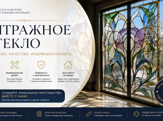 Баннер витражное стекло