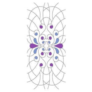 Фото витраж для дверей DV-62