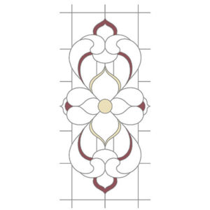 Фото витраж для дверей DV-64