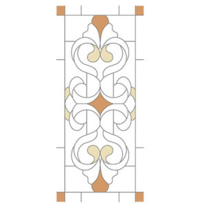 Фото витраж для дверей DV-66