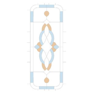 Фото витраж для дверей DV-74