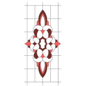 Фото витраж для дверей DV-77