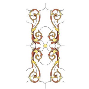 Фото витраж для дверей DV-79