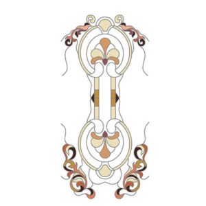 Фото витраж для дверей DV-102