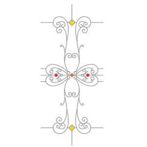 Фото витраж для дверей DV-111