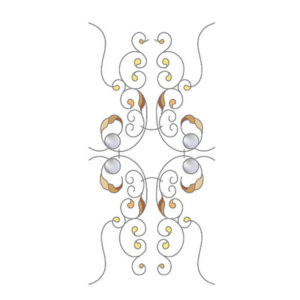 Фото витраж для дверей DV-119