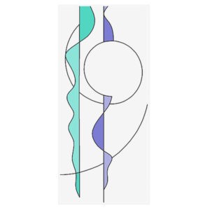 Фото витраж для дверей DV-56