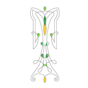 Фото витраж для дверей DV-82