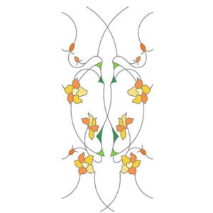 Фото витраж для дверей DV-85