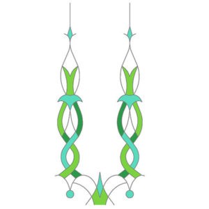 Фото витраж для дверей DV-88