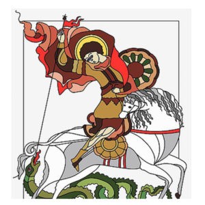 Фото витраж для окон модель E-011