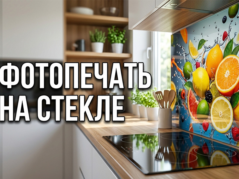 Фото печать на стекле