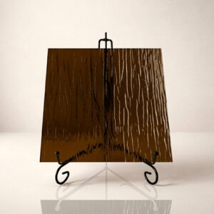 Фото стекло рифлёное модель Делувер цвет бронза