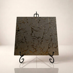 Фото стекло узорчатое Модель Лава цвет бронза