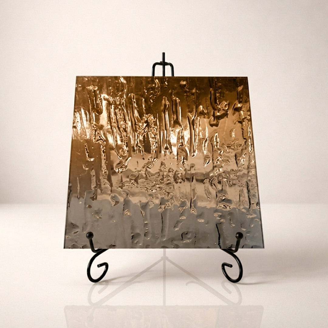 Фото рельефное стекло модель Вотэрфол бронзовое