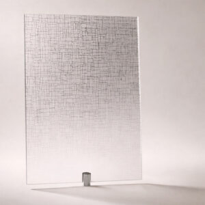 Фото стекло узорчатое модель Стоун бесцветное