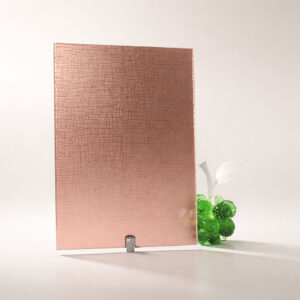 Фото стекло узорчатое модель Стоун цвет бронза