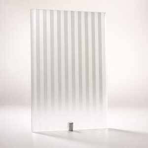 Фото стекло полуматовое декоративное Вертикаль бесцветное