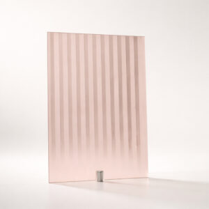 Фото стекло полуматовое декоративное Вертикаль цвет бронза