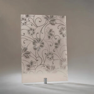 Фото стекло с рисунком модель Виола цвет бронзовый