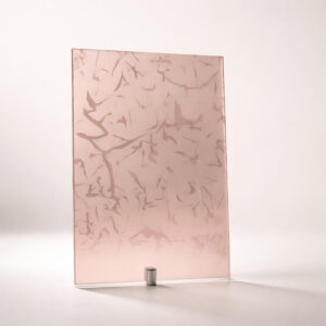 Фото стекло узорчатое модель Восток цвет бронза