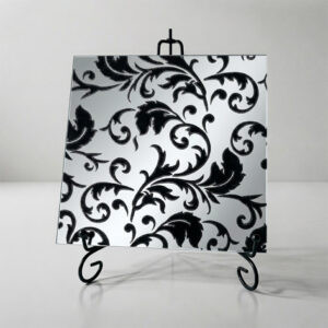 Фото зеркало листовое Гармония белое