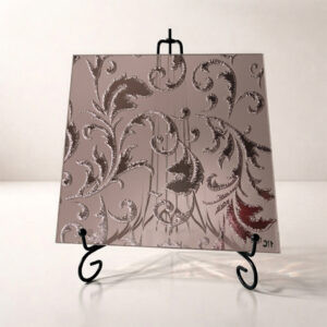 Фото зеркало листовое гармония Бронза