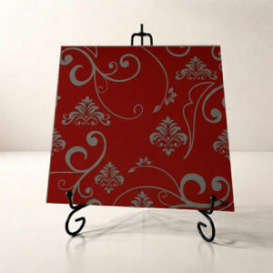 Фото зеркало листовое Гвоздика красная