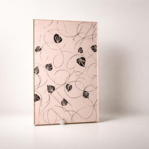 Фото зеркало декоративное с рисунком модель Плющ цвет бронза