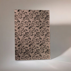 Фото зеркало с узором модель Вьюн цвет бронза