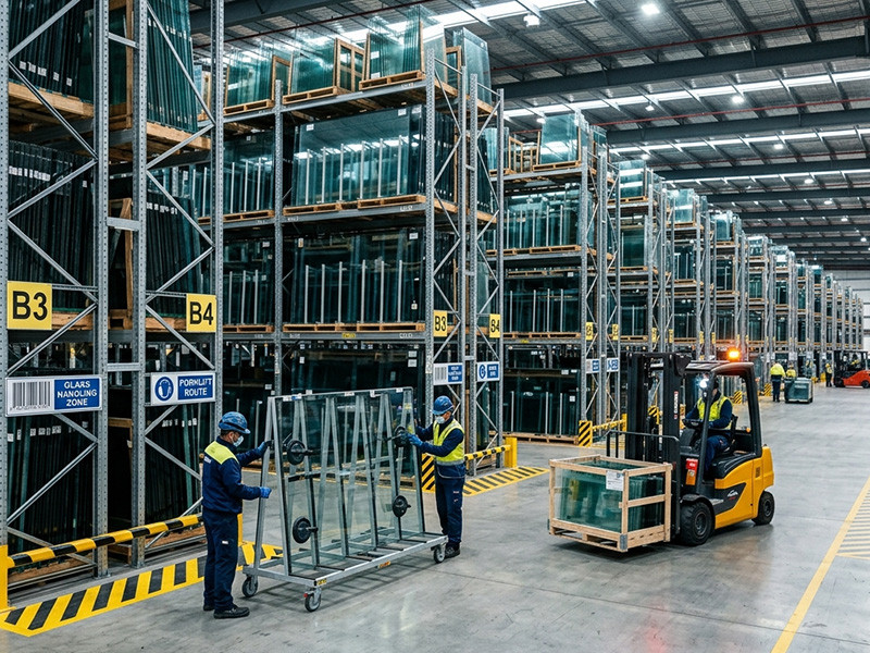 Фото 2 склад компании Дом стекла