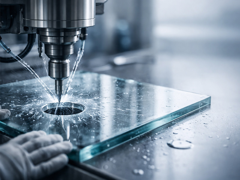 Фото 2 сверление отверстий в стекле