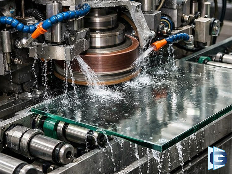 Фото обработка кромки стекла