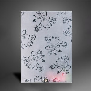 Фото стекло с рисунком Букет бесцветное