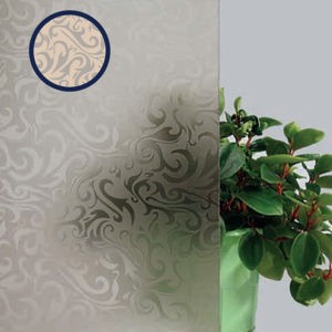 Фото стекло Дамас бронзовое