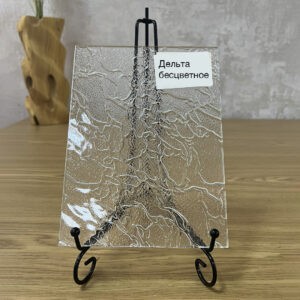 Фото стекло рифленое модель Дельта бесцветное