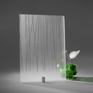 Фото стекло с рисунком матовое модель Диоль бесцветное