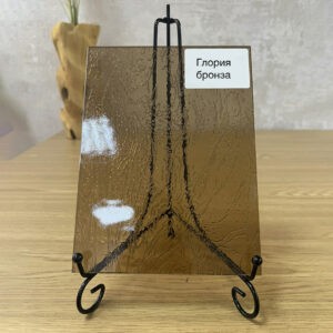 Фото стекло узорчатое Глория бронза