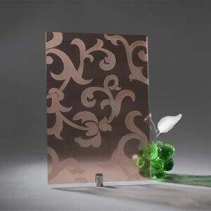 Фото стекло с рисунком модель Гвен цвет бронза