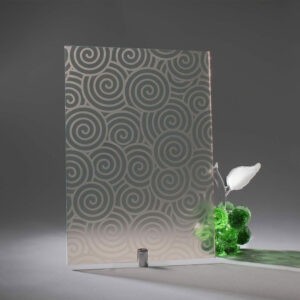 Фото стекло узорчатое модель Хеликс цвет бесцветное