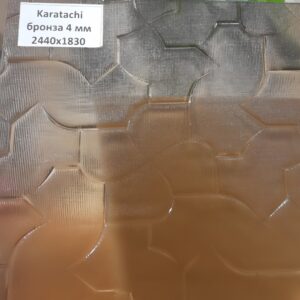 Фото стекло узорчатое модель karatachi бронзовое 4 мм