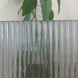 Фото стекло рифлёное модель moru цвет серое 4 мм