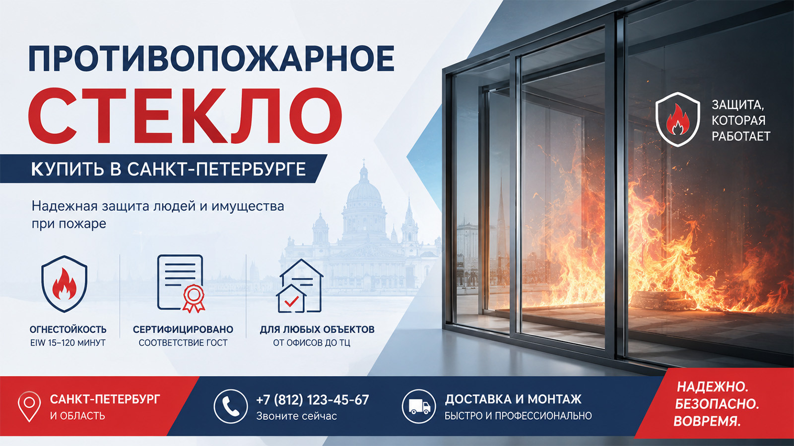 Фото стекло противопожарное