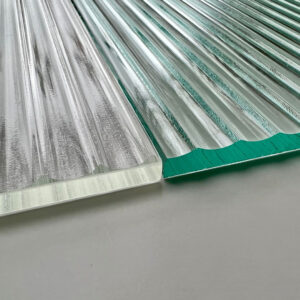 Фото стекло рифлёное модель moru толщиной 6 мм