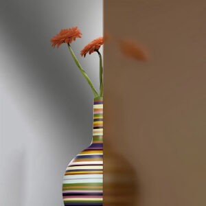 Фото стекло модель Сатината цвет бронзовое